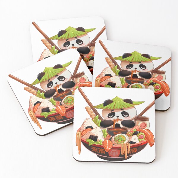 Item preview, Panda bear Onigiri T-Shirt designed and sold by FelixantosArt.