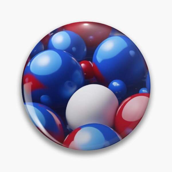 Artikelvorschau, Feier am Pool – Roter, weißer und blauer schwimmender Ball-Kunstdruck, ein lebendiges Wasserwunderland entworfen und verkauft von Dubage603.