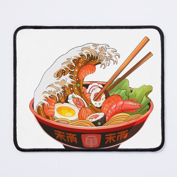 Item preview, The Great Wave off Ramen T-Shirt designed and sold by FelixantosArt.