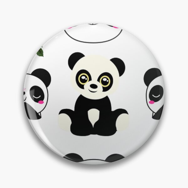 Item preview, panda and flowers  designed and sold by HazelBergna.