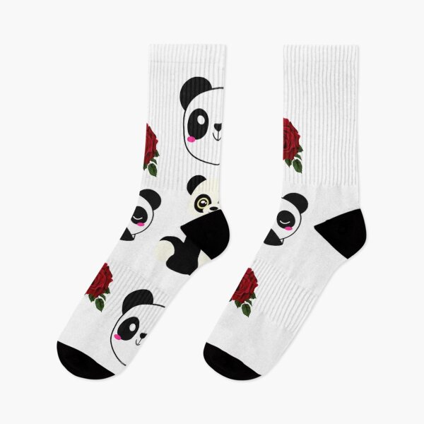 Item preview, panda and flowers  designed and sold by HazelBergna.