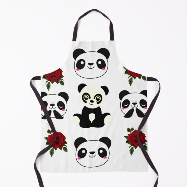 Item preview, panda and flowers designed and sold by HazelBergna.