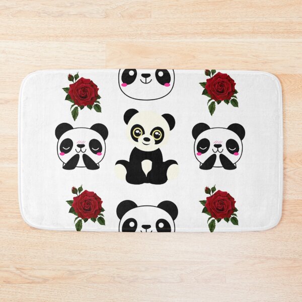 Item preview, panda and flowers  designed and sold by HazelBergna.