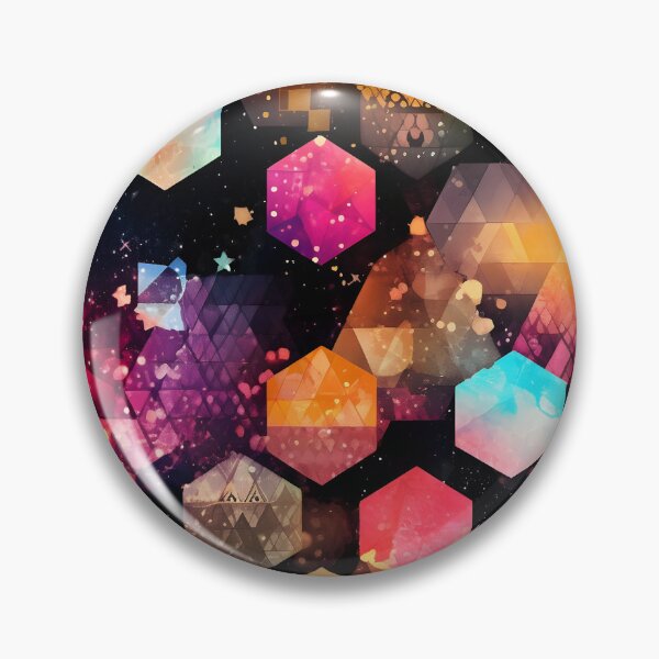 Artikelvorschau, Cosmic Quilt: Vibrant Orange Galaxy Patchwork entworfen und verkauft von Cosmic-Canvases.