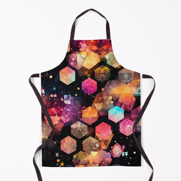 Artikelvorschau, Cosmic Quilt: Vibrant Orange Galaxy Patchwork entworfen und verkauft von Cosmic-Canvases.