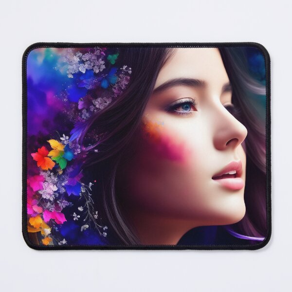 Item preview, Psychedelic Portrait #2 designed and sold by ToffeeDream.