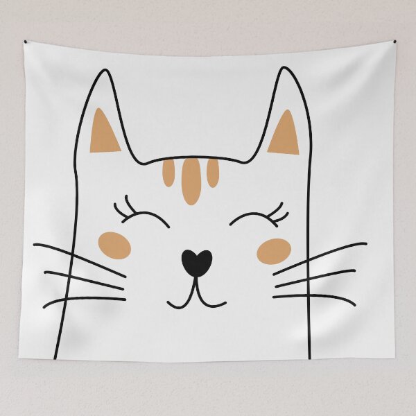 Item preview, Cute cat, cartoon, heart designed and sold by Angelina1501.
