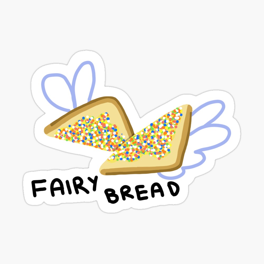 *Fairy* bread Sticker for Sale by Prozacbaddie | Redbubble