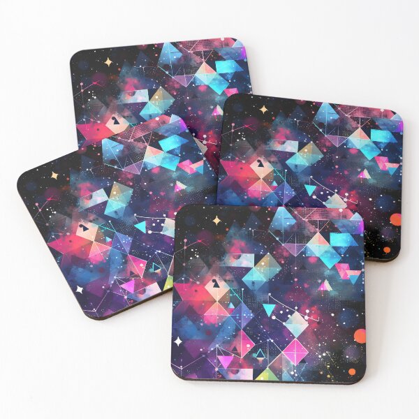 Item preview, Cosmic Geometry: Geometric Galaxy Design designed and sold by Cosmic-Canvases.