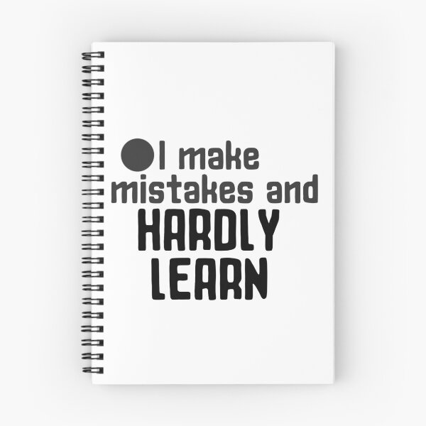 Item preview, I make mistakes and hardly learn sticker by DozyJov designed and sold by DozyJov.