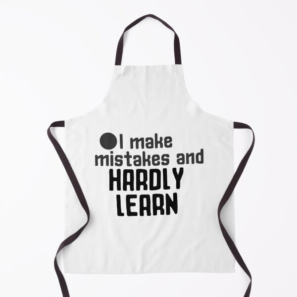 Item preview, I make mistakes and hardly learn sticker by DozyJov designed and sold by DozyJov.