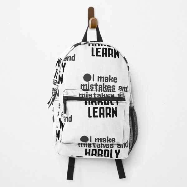 Item preview, I make mistakes and hardly learn sticker by DozyJov designed and sold by DozyJov.