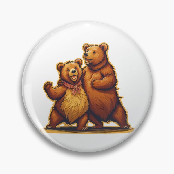 Item preview, Dancing bears bear hug designed and sold by Outofdream1.