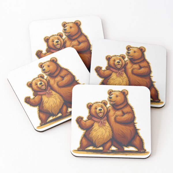 Item preview, Dancing bears bear hug designed and sold by Outofdream1.