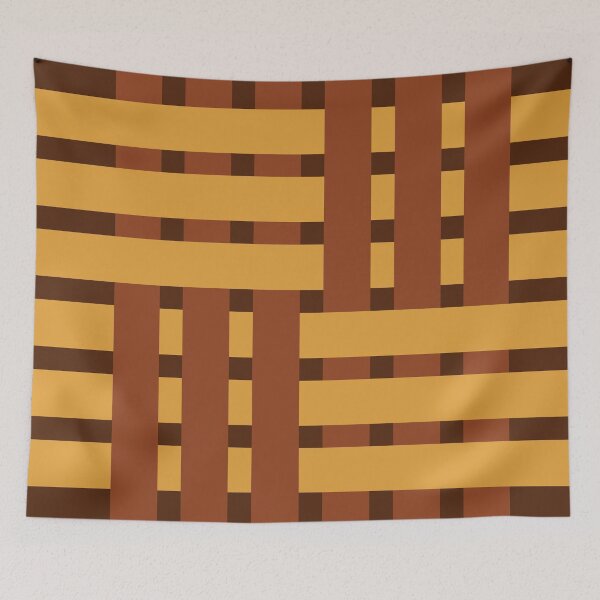 Item preview, Fabric Weave Design - Matt Weave Regular Pattern - Sophisticated Orange and Gold designed and sold by DesignCentrum.