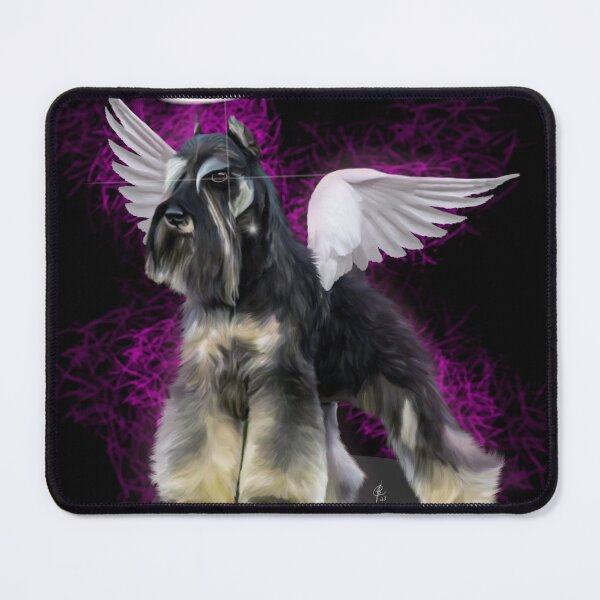 Item preview, Divine Guardian: The Winged Schnauzer designed and sold by RatjrArt.