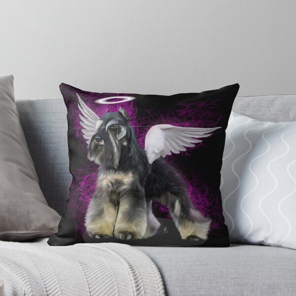 Item preview, Divine Guardian: The Winged Schnauzer designed and sold by RatjrArt.