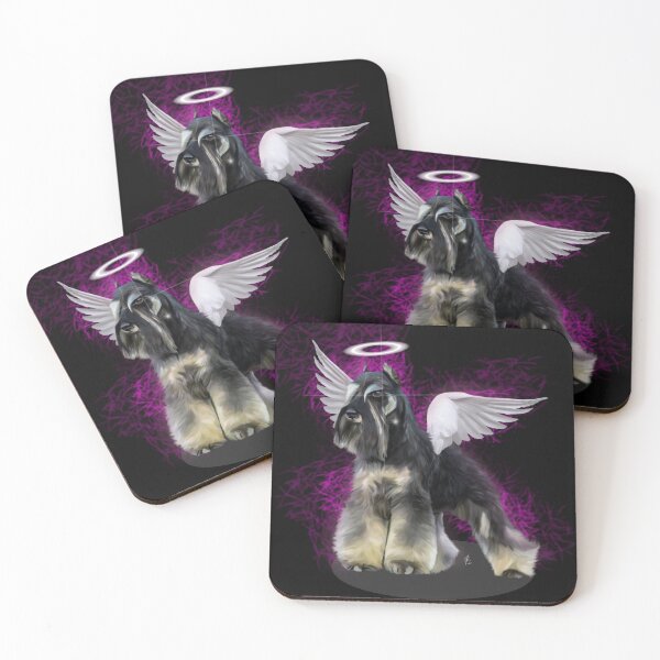 Item preview, Divine Guardian: The Winged Schnauzer designed and sold by RatjrArt.