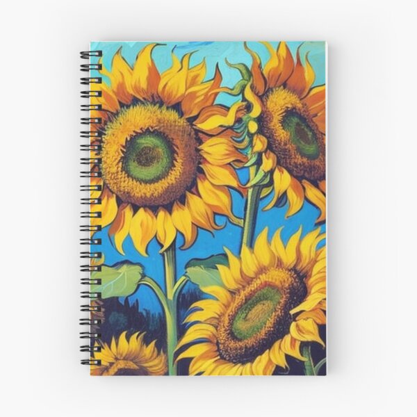 Item preview, Sunflowers Inspired by Nature Notebook designed and sold by ElminioBrothers.