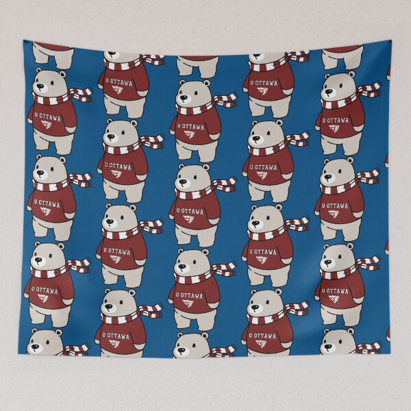 Item preview, University of Ottawa Bear with Sweater designed and sold by carson-burns.
