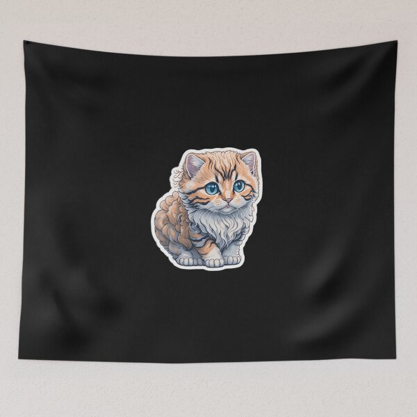 Item preview, American Curl (Sticker and Print Out) designed and sold by Sir Elgin Ortiz.