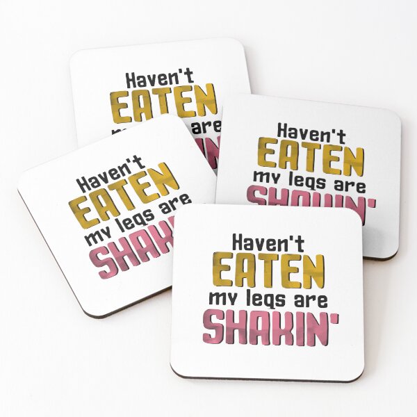 Item preview, Haven't eaten my legs are shakin' sticker by DozyJov designed and sold by DozyJov.