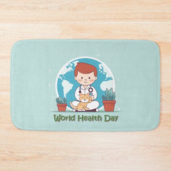 Item preview, World Health Day Take care your Meow designed and sold by YokeBearStudio.