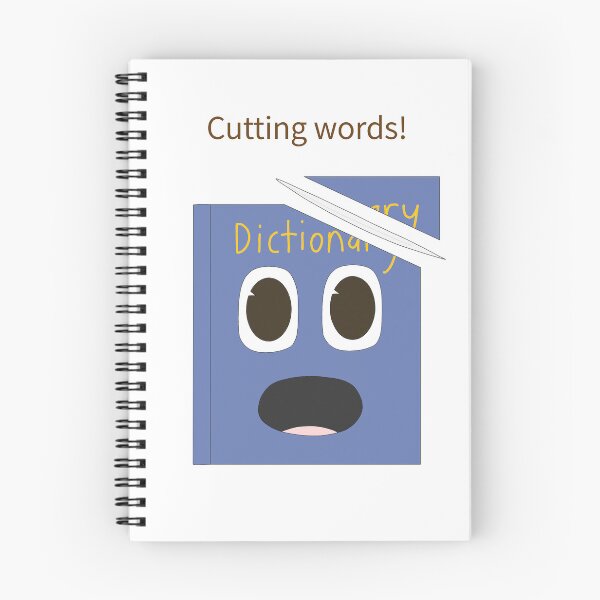 Item preview, Cutting words designed and sold by Sketchy Thinks.
