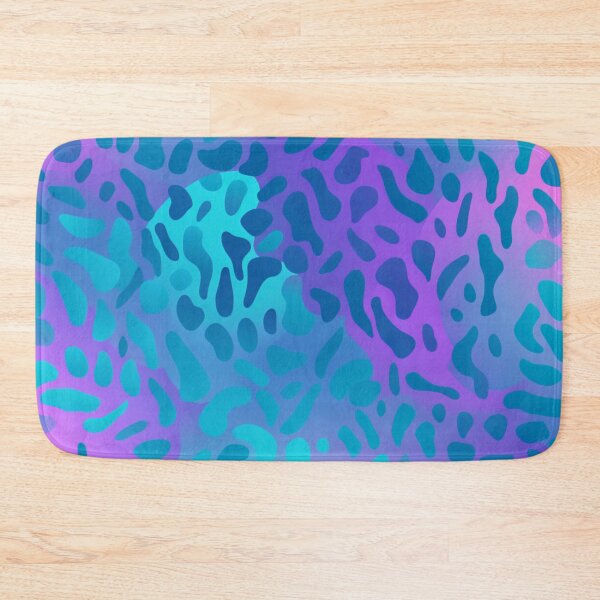 Item preview, A Modern Teal and Purple Animal Print designed and sold by BeHappyGoLucky.
