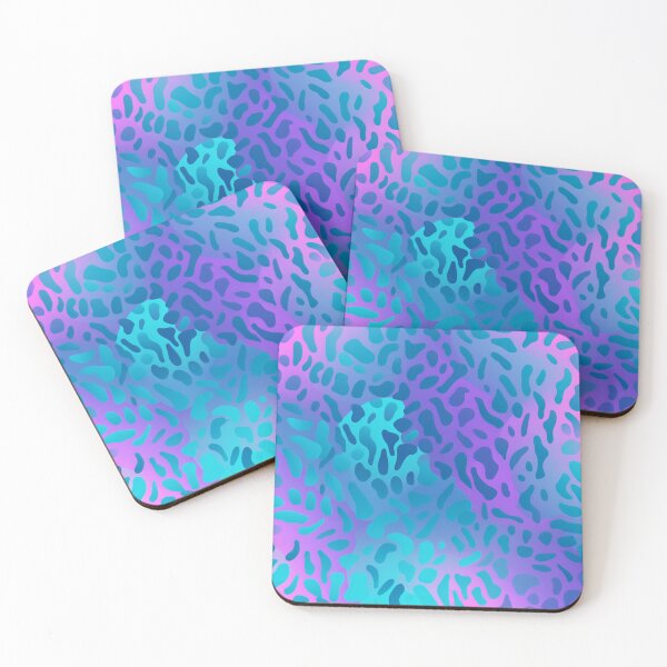 Item preview, A Modern Teal and Purple Animal Print designed and sold by BeHappyGoLucky.