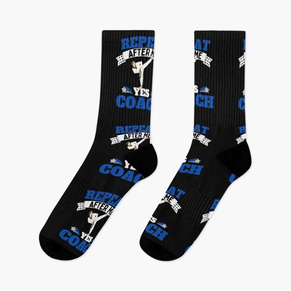 Item preview, Repeat After Me Yes Coach Karate - Blue Black - Funny Sports designed and sold by GymWearDepot.