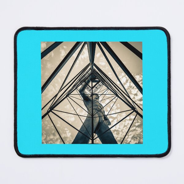 Item preview, In The Oil Derrick Of The Tulsa Golden Driller - Sepia Edition Long designed and sold by EvolTeesstore.