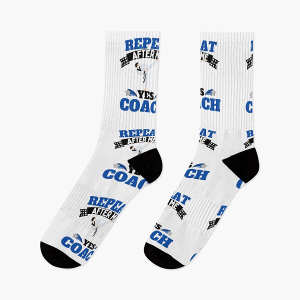 Item preview, Repeat After Me Yes Coach Karate - Blue White - Funny Sports designed and sold by GymWearDepot.