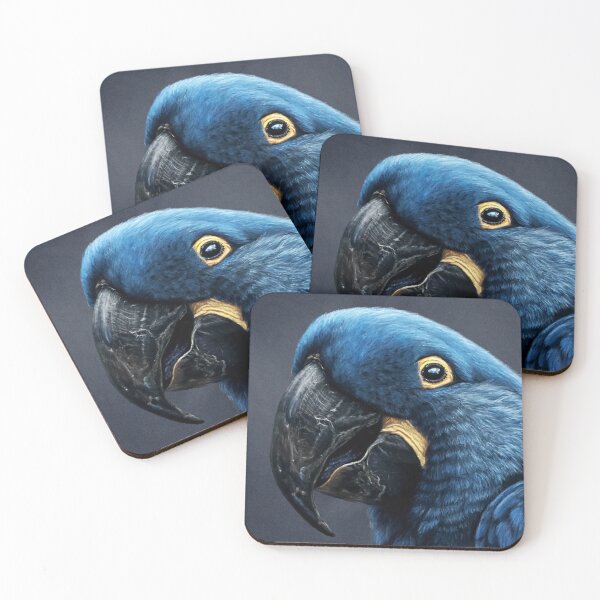 Item preview, Macaw parrot blue feathers designed and sold by NathBros.