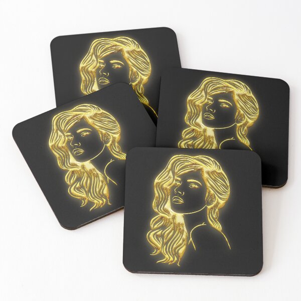Item preview, bella dama dorada arte 3d | bella dama camiseta de arte dorado designed and sold by KARTICK DUTTA.