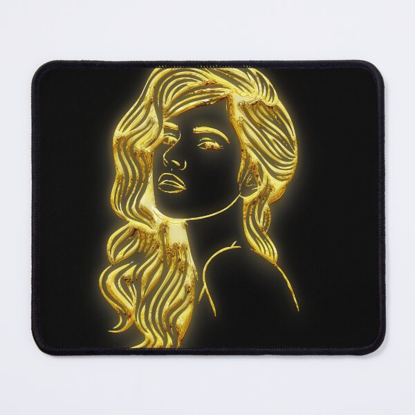 Item preview, beautiful lady golden 3d art | beautiful lady golden art t-shirt designed and sold by KARTICK DUTTA.