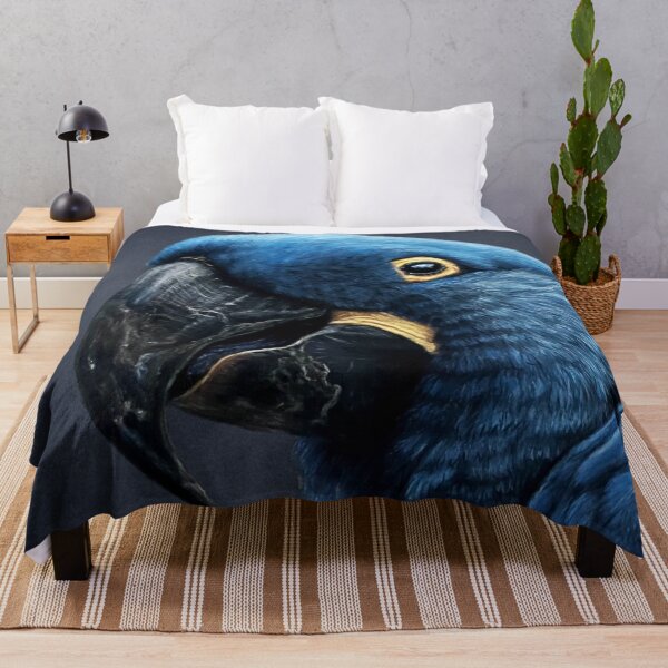 Item preview, Macaw parrot blue feathers designed and sold by NathBros.