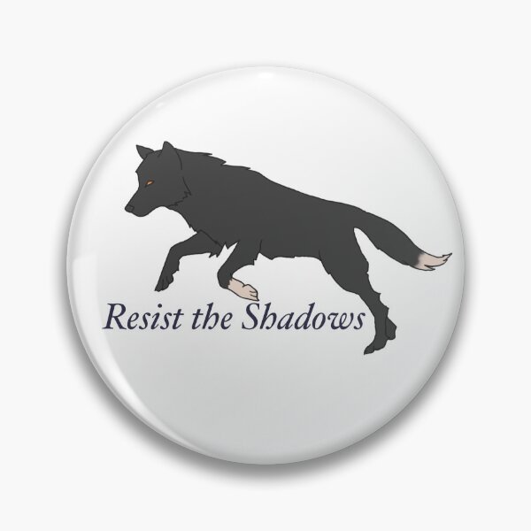 Item preview, Shadow Wolf plain quote designed and sold by lolly-loves-art.