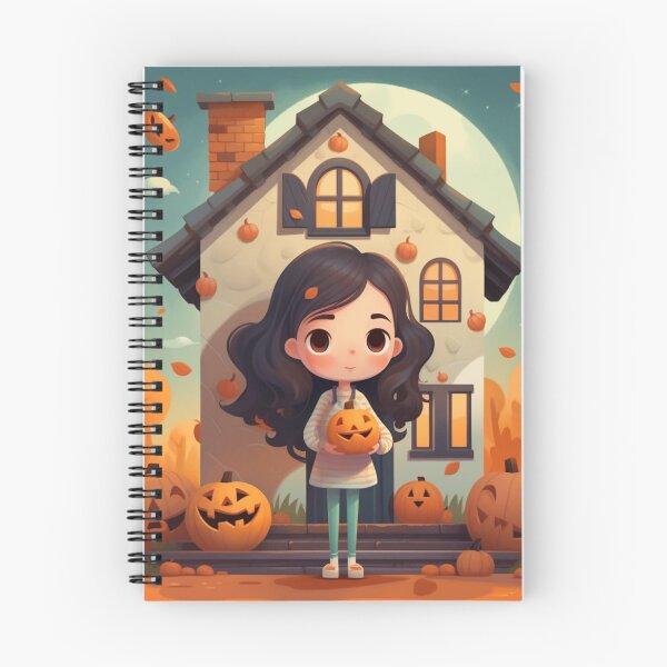 Item preview, The Girl In Front Of The House, Holding A Pumpkin designed and sold by buivangiahuy08.