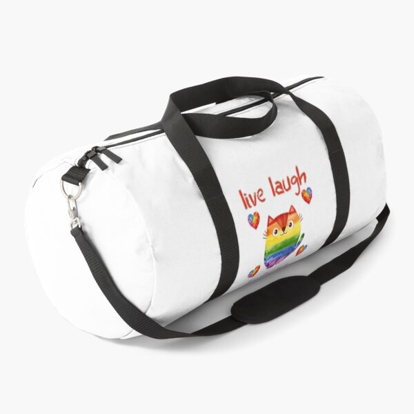 Item preview, Live Laugh Lesbian LGBTQ+ Sweet Cat designed and sold by SunnyFunnyArt.