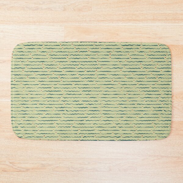 Item preview, Seamless Hand Drawn Wavy Lines and Dots - Yellow designed and sold by Ili Dobi.