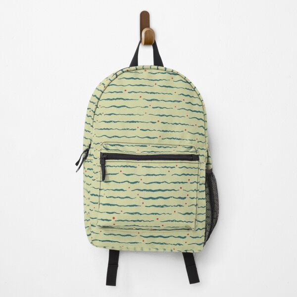 Item preview, Seamless Hand Drawn Wavy Lines and Dots - Yellow designed and sold by Ili Dobi.