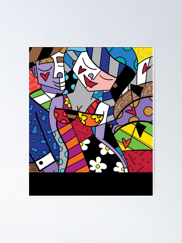 romero britto wall art