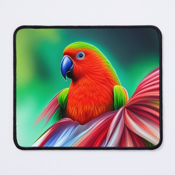 Item preview, Eclectus Parrot Airbrush Portrait designed and sold by Ameiva-Apparel.