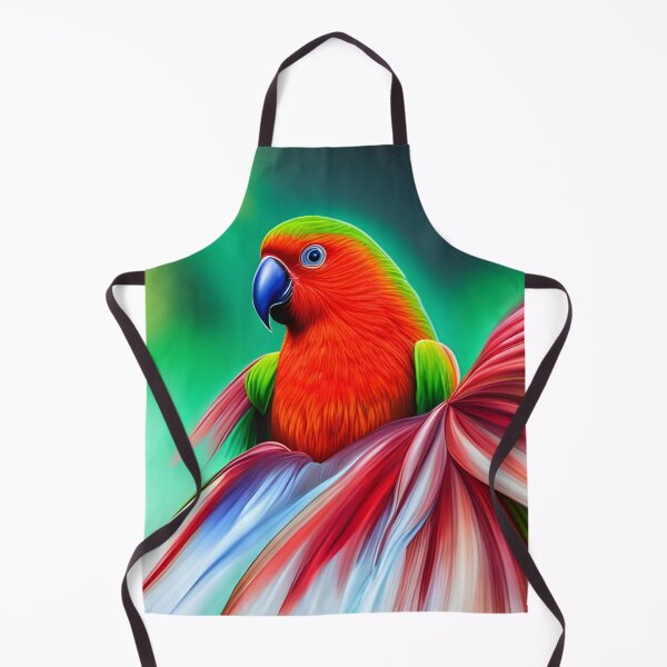 Item preview, Eclectus Parrot Airbrush Portrait designed and sold by Ameiva-Apparel.