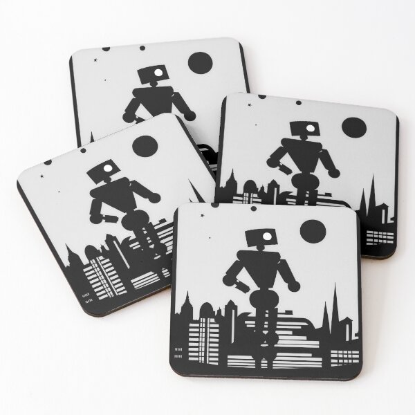 Item preview, Robot Silhouette  designed and sold by RobotAIArt.