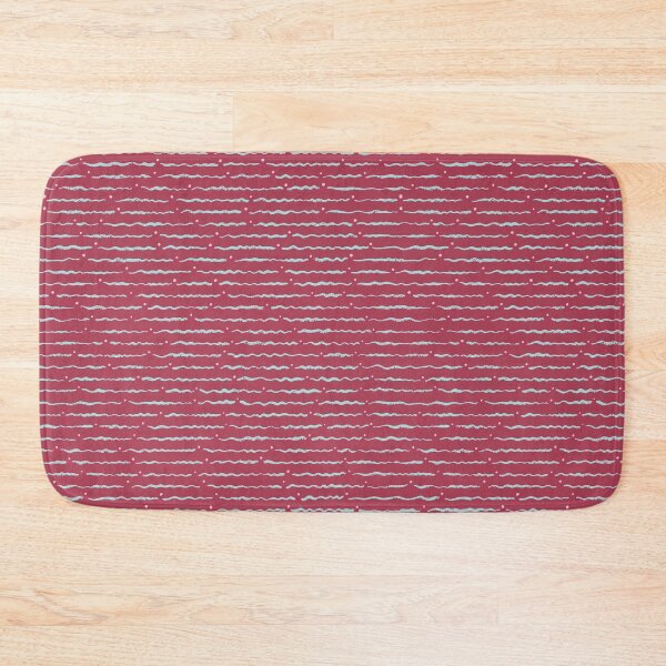 Item preview, Seamless Hand Drawn Wavy Lines and Dots - Maroon designed and sold by Ili Dobi.