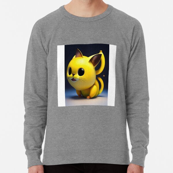 Pikachu Memes Banana Sweatshirt Cute Pokemon 