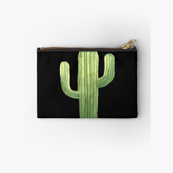 Item preview, Beautiful Green Cacti Succulent on Black Design VI designed and sold by DesertDecor.