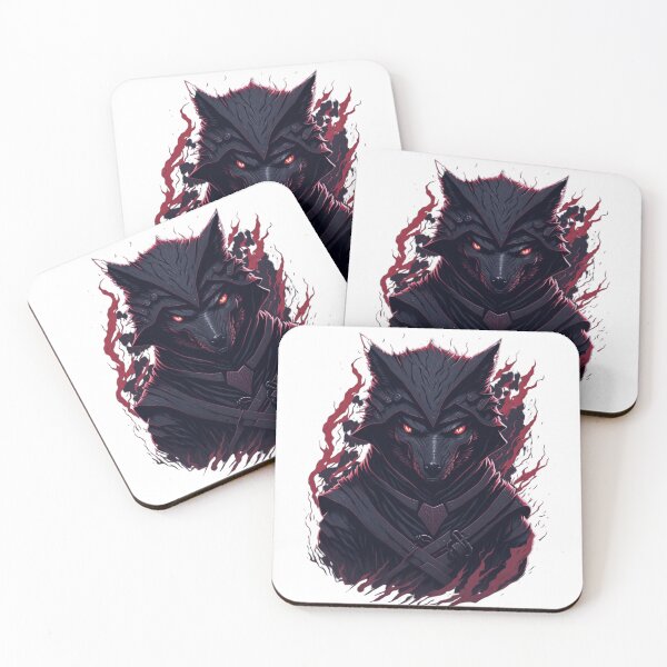 Item preview, The Evil Ninja Wolf Darkstar designed and sold by Dream Vibe.